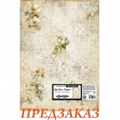 Рисовая бумага Stamperia для творчества DFSAJB018 "Камелия, цветы", 50х70 см
